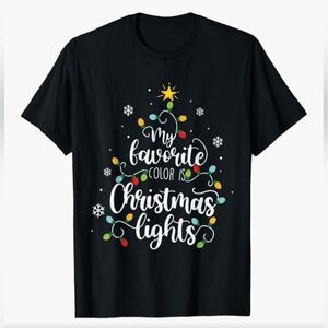 Christmas Lights Graphic T-Shirt